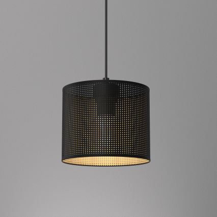 Lühter LOFT SHADE 1xE27/60W/230V diameeter 18 cm must/kuldne