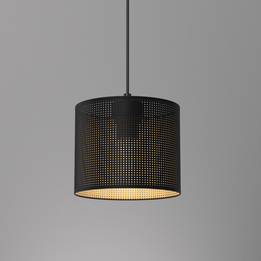 Lühter LOFT SHADE 1xE27/60W/230V diameeter 18 cm must/kuldne