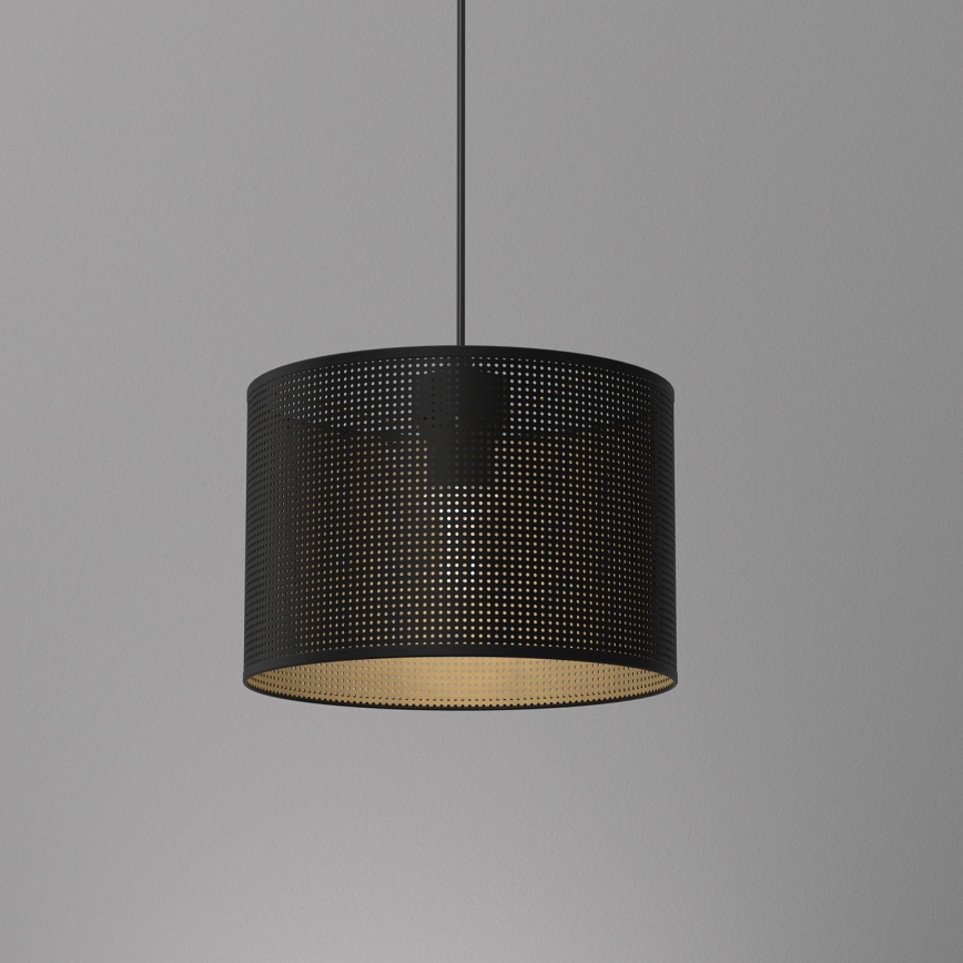 Lühter LOFT SHADE 1xE27/60W/230V diameeter 25 cm must/kuldne