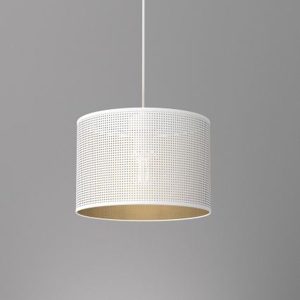 Lühter LOFT SHADE 1xE27/60W/230V diameeter 25 cm valge/kuldne