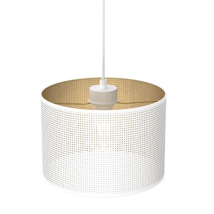 Lühter LOFT SHADE 1xE27/60W/230V diameeter 25 cm valge/kuldne