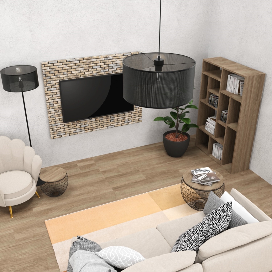 Lühter LOFT SHADE 1xE27/60W/230V diameeter 40 cm must