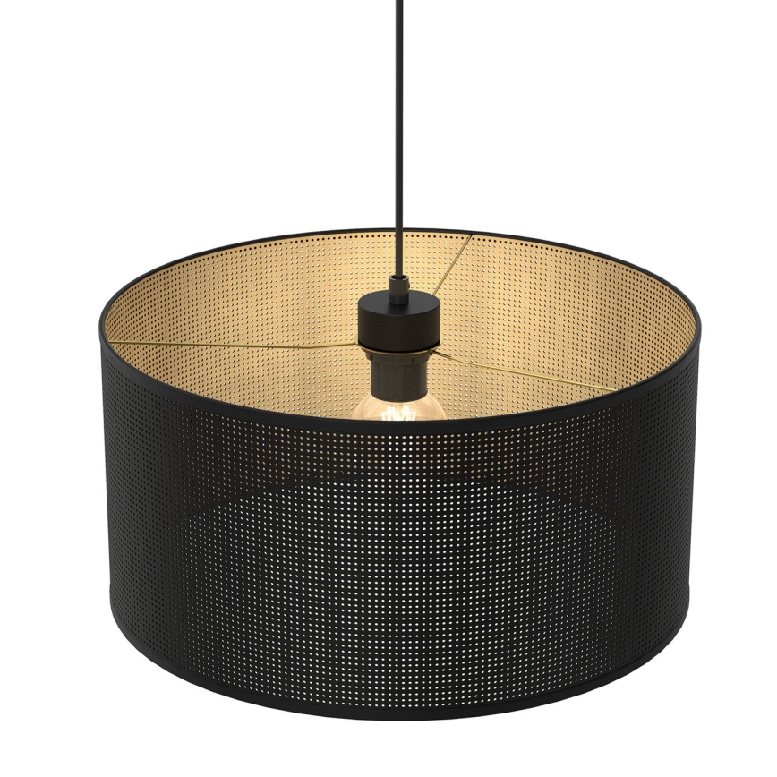 Lühter LOFT SHADE 1xE27/60W/230V diameeter 40 cm must/kuldne