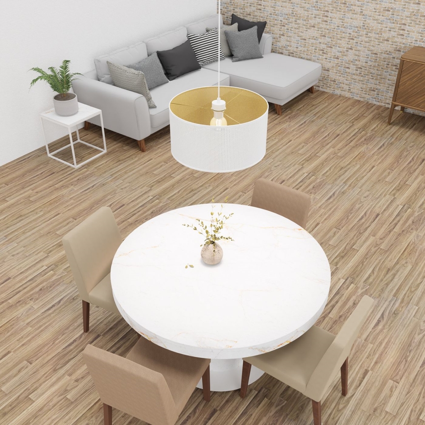 Lühter LOFT SHADE 1xE27/60W/230V diameeter 40 cm valge/kuldne