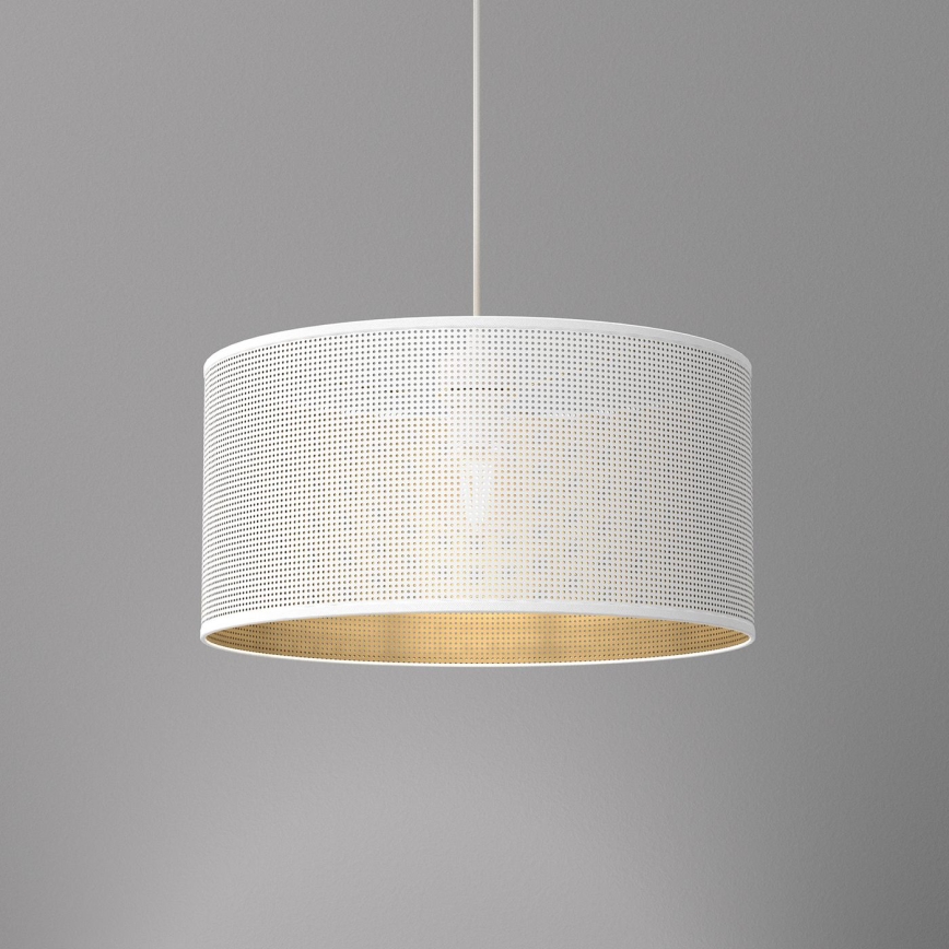 Lühter LOFT SHADE 1xE27/60W/230V diameeter 40 cm valge/kuldne