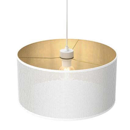 Lühter LOFT SHADE 1xE27/60W/230V diameeter 40 cm valge/kuldne