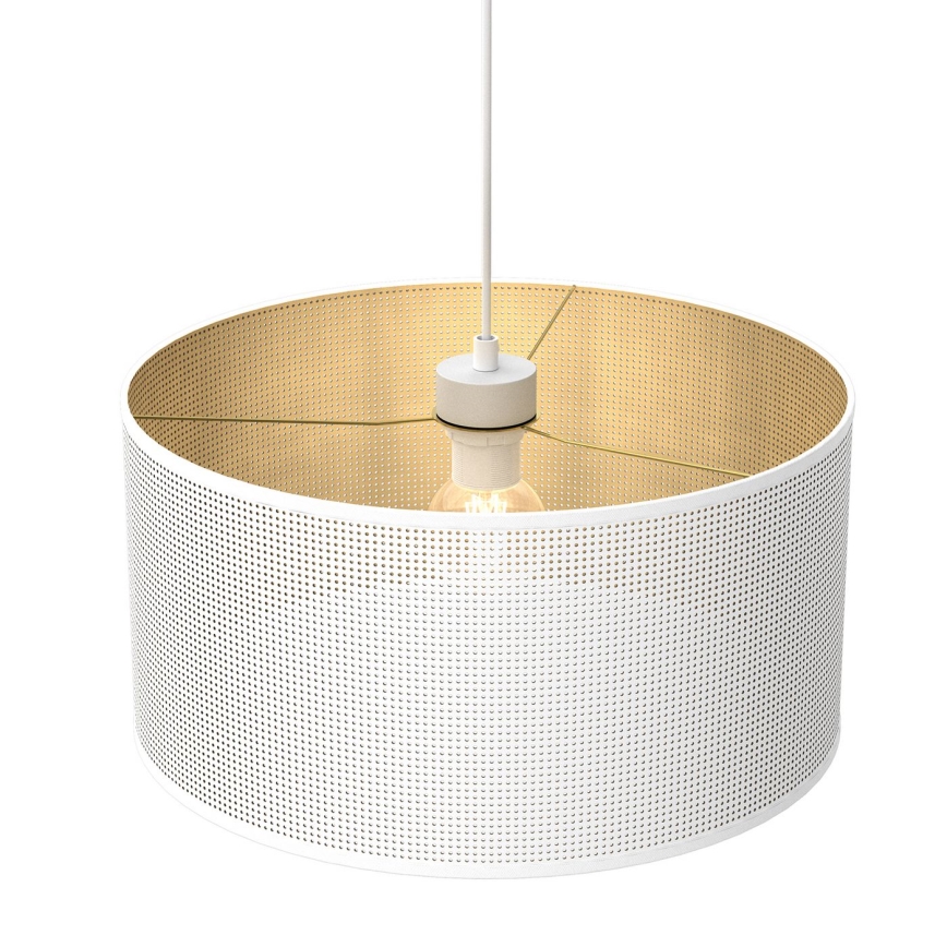 Lühter LOFT SHADE 1xE27/60W/230V diameeter 40 cm valge/kuldne