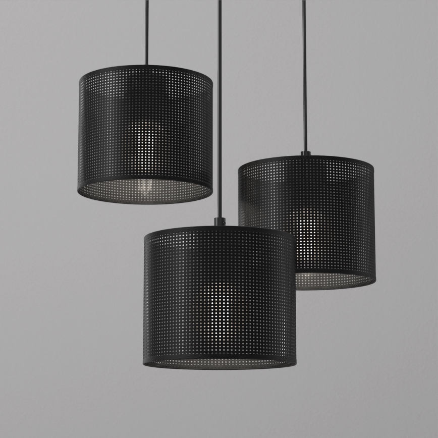 Lühter LOFT SHADE 3xE27/60W/230V must