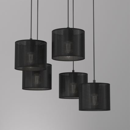Lühter LOFT SHADE 5xE27/60W/230V must