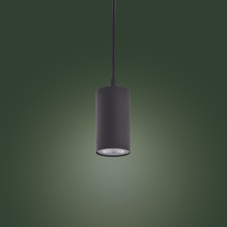 Lühter LOGAN BLACK 1xGU10/10W/230V