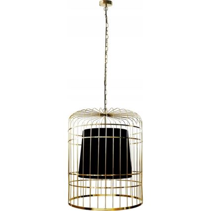 Lühter LONGIS 2xE27/60W/230V d. 60 cm kuldne/must
