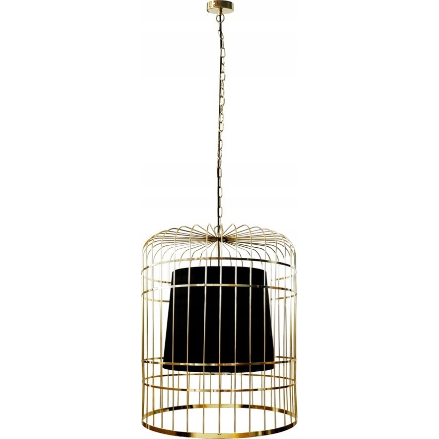 Lühter LONGIS 2xE27/60W/230V d. 60 cm kuldne/must