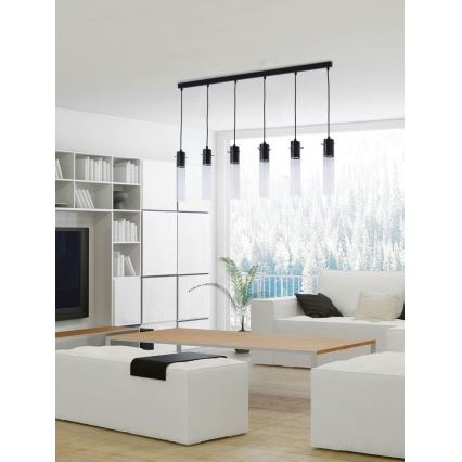 Lühter LOOK GRAPHITE 6xGU10/10W/230V