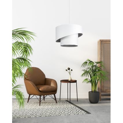 Lühter LORI 1×E27/60W/230V Valge