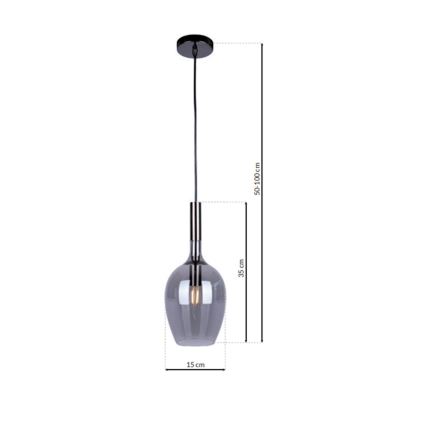 Lühter LUGANO 1xE14/40W/230V hall