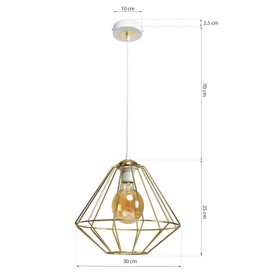 Lühter LUPO 1xE27/60W/230V