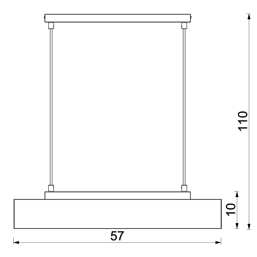 Lühter MAISON 3xGU10/8W/230V pruun/tamm