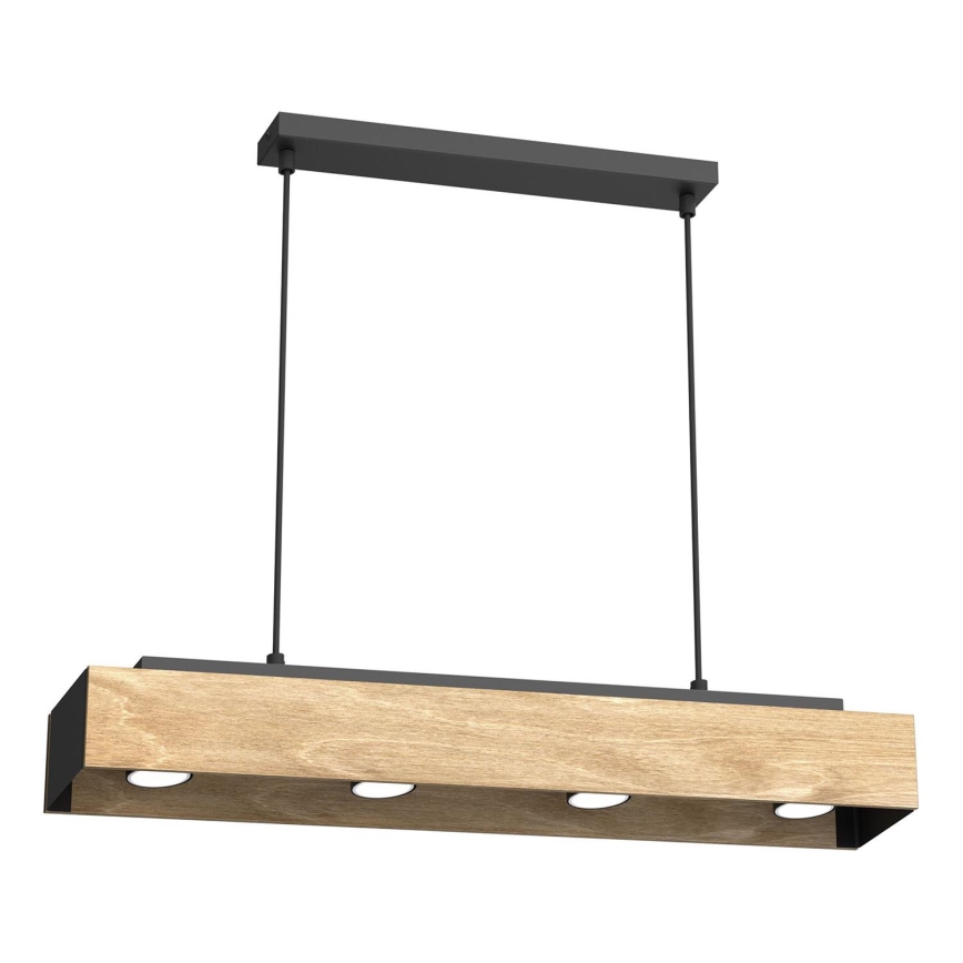 Lühter MAISON 4xGU10/8W/230V pruun/tamm