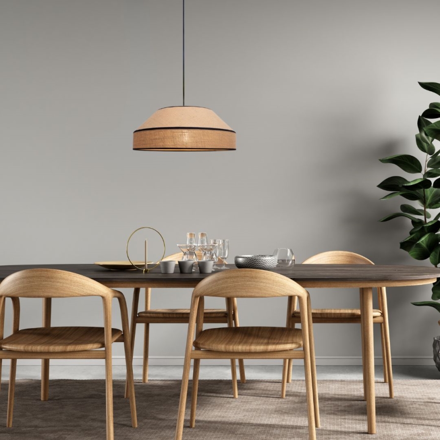 Lühter MANISO 1xE27/60W/230V d. 45 cm beež