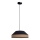 Lühter MANISO 1xE27/60W/230V d. 45 cm must/beež
