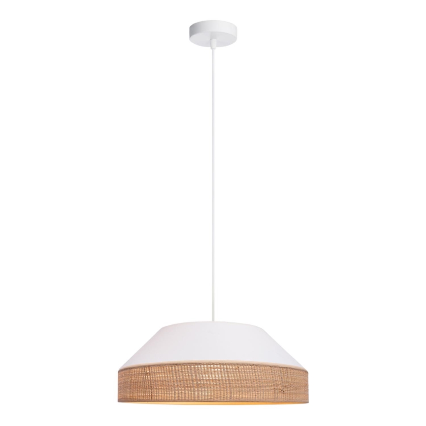 Lühter MANISO 1xE27/60W/230V d. 45 cm valge/beež