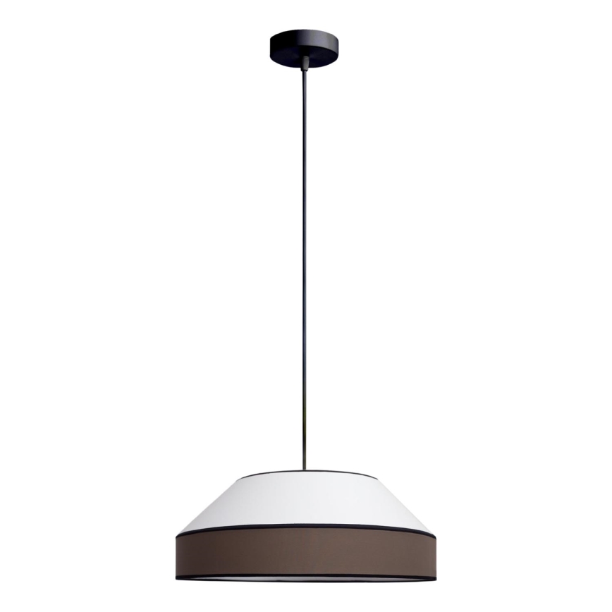 Lühter MANISO 1xE27/60W/230V d. 45 cm valge/pruun