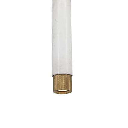 Lühter MARBLE 1xGU10/8W/230V valge/messing