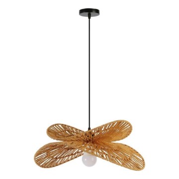 Lühter MARIPOSA 1xE27/40W/230V d. 50 cm džuut