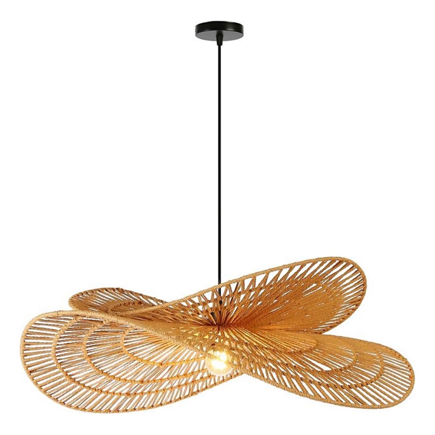 Lühter MARIPOSA 1xE27/40W/230V d. 80 cm džuut