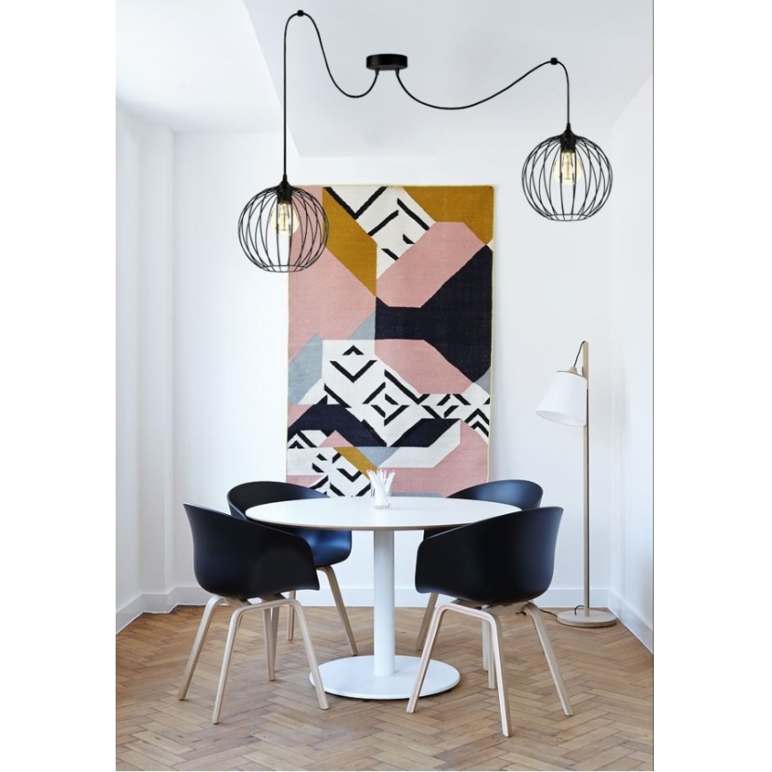 Lühter MATT 2xE27/60W/230V ämblik