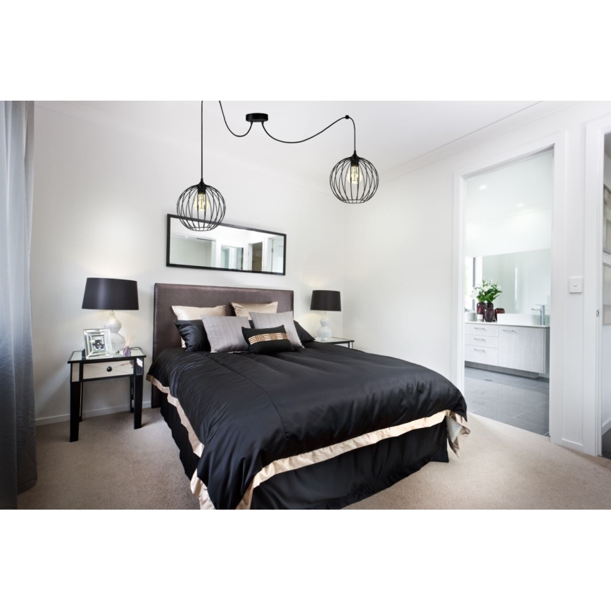 Lühter MATT 2xE27/60W/230V ämblik