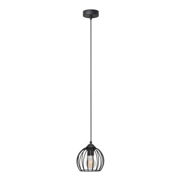 Lühter MERCURE 1xE27/15W/230V läbimõõt 16 cm must