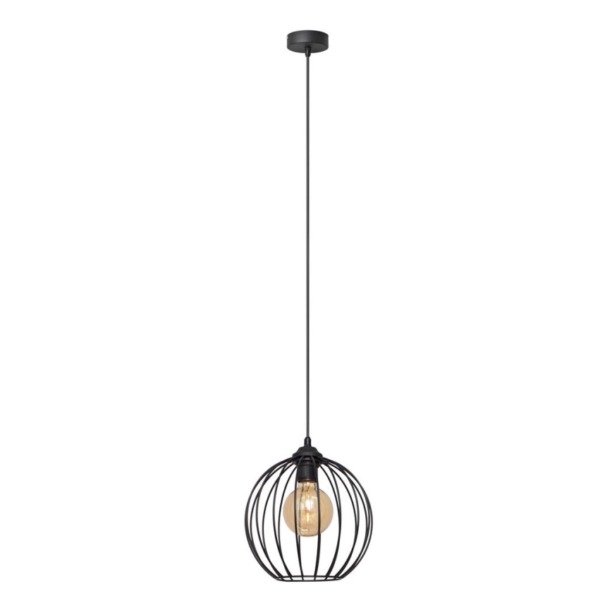 Lühter MERCURE 1xE27/15W/230V läbimõõt 24 cm must