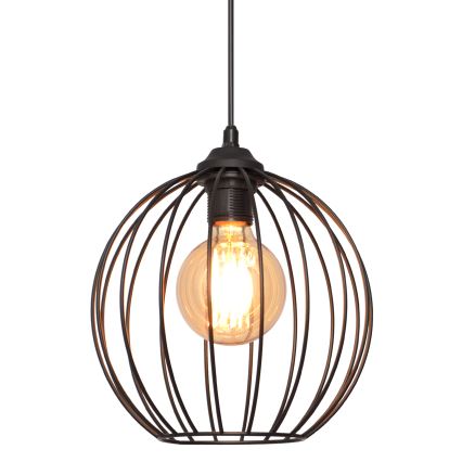 Lühter MERCURE 1xE27/15W/230V läbimõõt 24 cm must