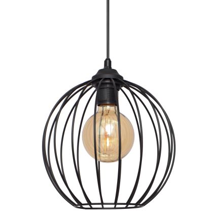 Lühter MERCURE 1xE27/15W/230V läbimõõt 24 cm must