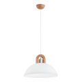 Lühter MIGOT 1xE27/15W/230V beež/läikiv kroom