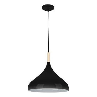 Lühter MIKO 1xE27/60W/230V d. 32 cm must