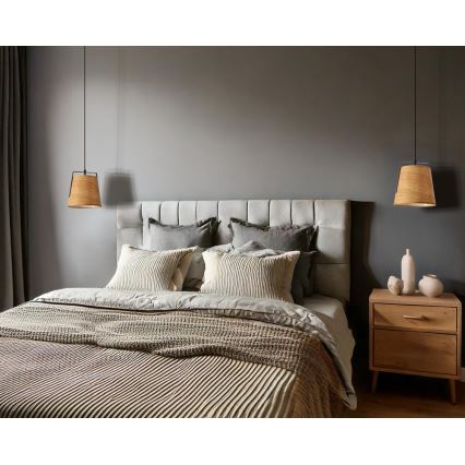 Lühter MILBURY 1xE27/40W/230V pruun