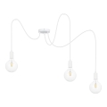 Lühter MIROS 3xE27/60W/230V ämblik valge