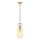 Lühter MOLLY 1xE14/40W/230V d. 12 cm kuldne/oranž/roheline