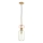 Lühter MOLLY 1xE14/40W/230V d. 12 cm kuldne/roheline/roosa