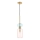 Lühter MOLLY 1xE14/40W/230V d. 12 cm kuldne/roosa/sinine
