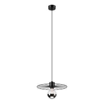 Lühter MONTANA 1xE27/15W/230V d. 30 cm must