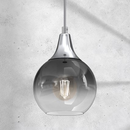 Lühter MONTE 1xE27/60W/230V d. 15 cm matt kroom