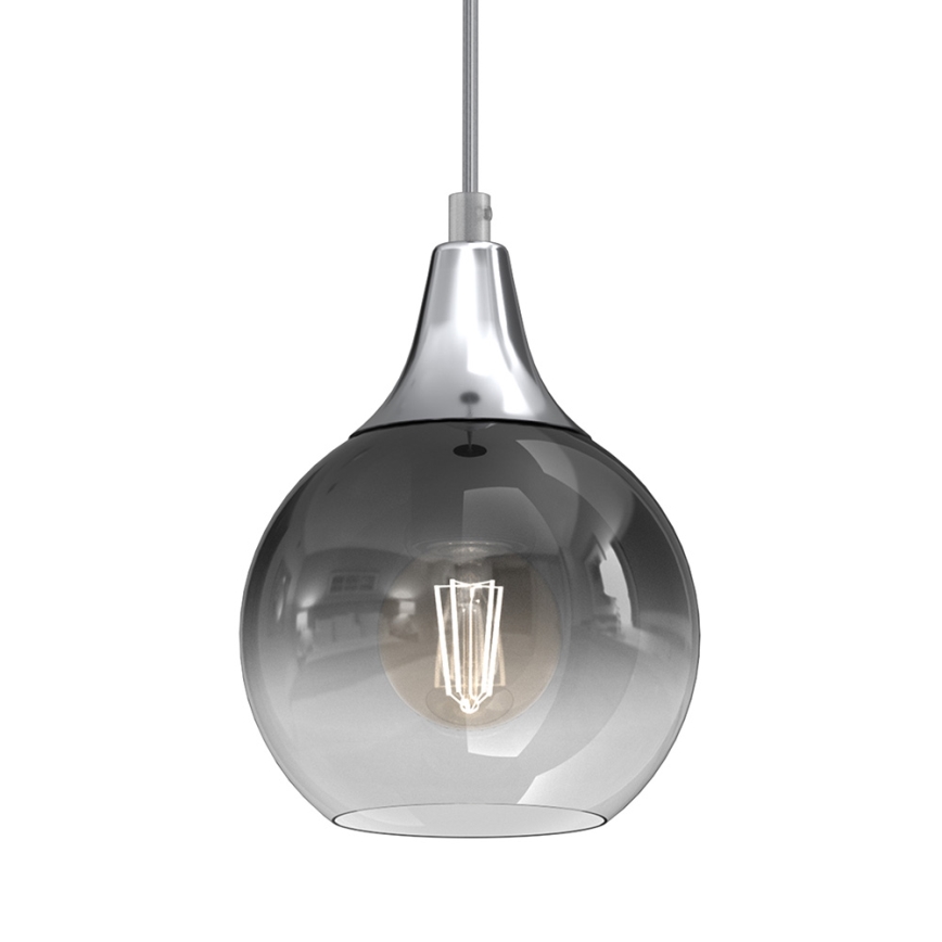 Lühter MONTE 1xE27/60W/230V d. 15 cm matt kroom