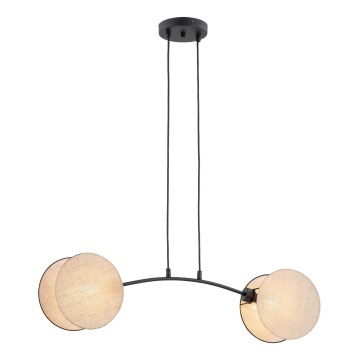 Lühter MOTIF 2xE27/15W/230V beež