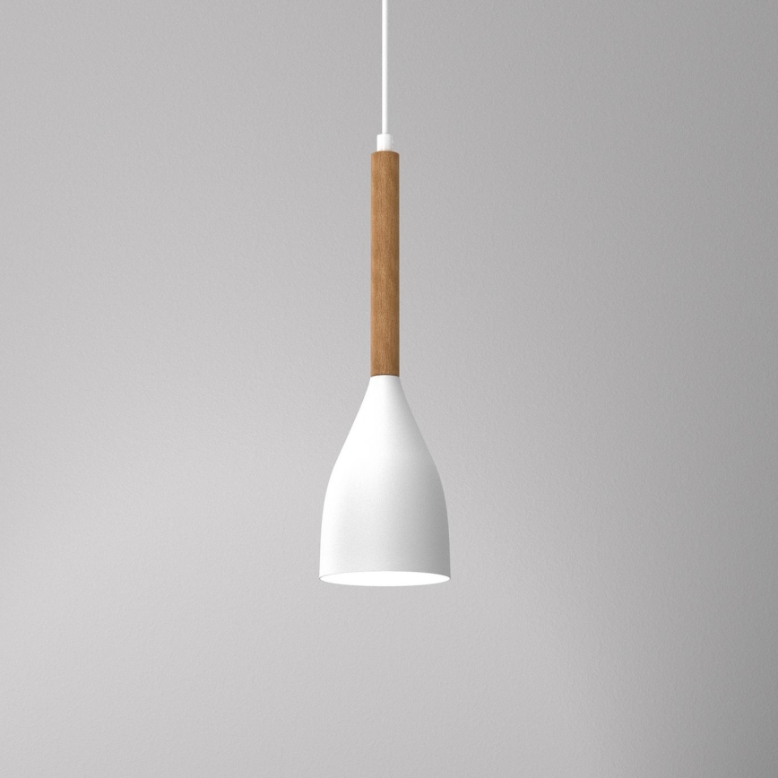 Lühter MUZA NEW 1xE27/60W/230V valge