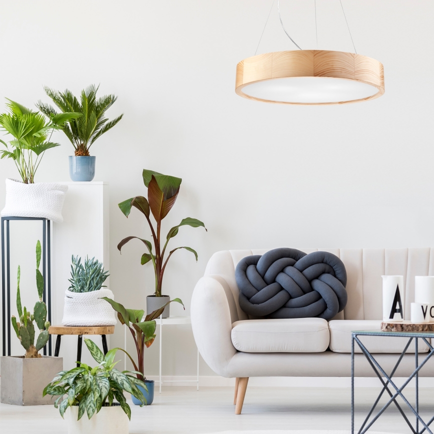 Lühter NATURAL 3xE27/60W/230V ø 47 cm mänd