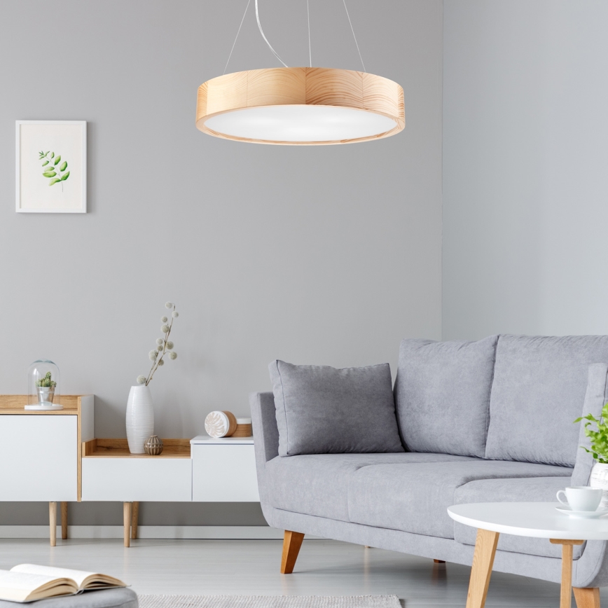 Lühter NATURAL 3xE27/60W/230V ø 47 cm mänd