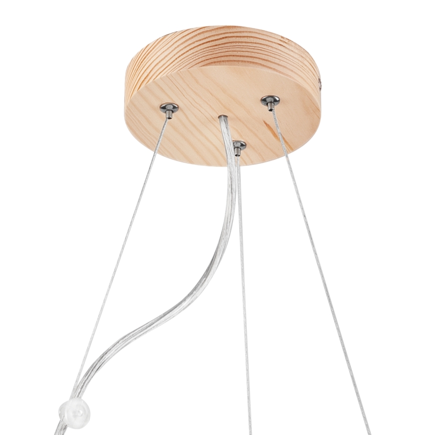 Lühter NATURAL 3xE27/60W/230V ø 47 cm mänd